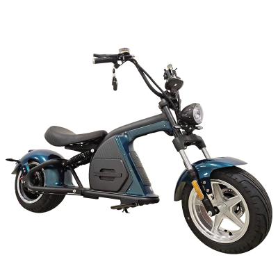 China Aluminum Alloy Harley Style Ebike 2000W Fat Tire Motorcycle 60V 20Ah Electric Chopper Bike Long Term for sale