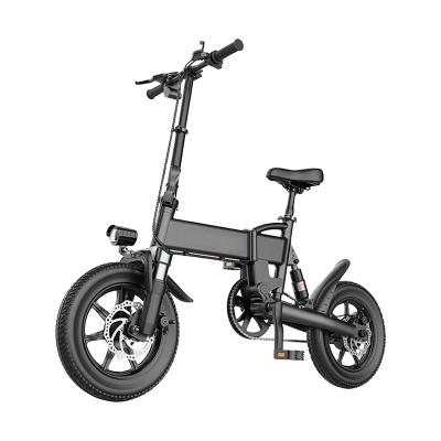 China Aluminum Alloy Mini Folding 36v 8.2ah Lithium Battery 250w Brushless Motor Folding Ebike City E-Bike Cruiser Adults Rear& Front Suspension Cheap for sale