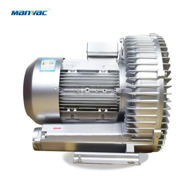 China Fan Manvac 7.5KW 10HP Side Channel Ring Air Blower for sale