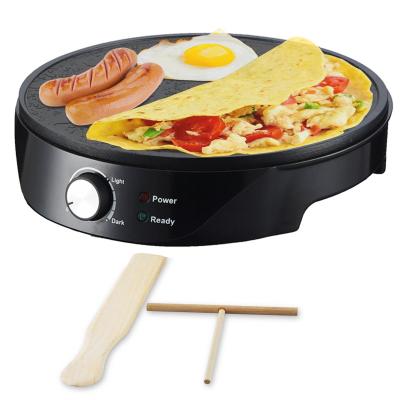 China Non Fixed Aluminum Stick Round Household Goods Household Goods Dish Grill Smokeless Electric Pan Takoyaki Roti Barbecue Pancake Maker for sale