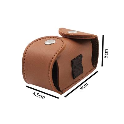 China Carry Golf Clubs Good Performance Travel Golfer Waist Pack Portable Genuine Leather Golf Ball Tee Ball Holder Pouch Bag Sports Accessory for sale