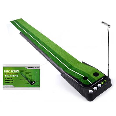 China Golf Factory Golf Trainer Practice Mat Channel Indoor Golf Putting Green Direct Trainning Mat for sale