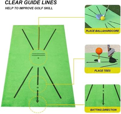 China Golf Swing Mat Wholesale Golf Swing Mat Direct Golf Training Mat Artificial Golf Putting Mat for sale