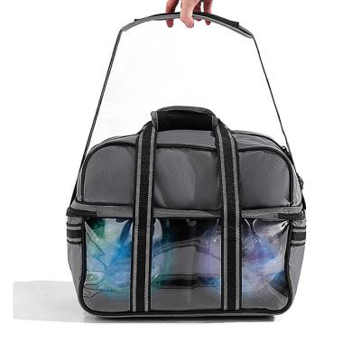 China Hot Sale Custom Logo Double Ball Shoulder Bowling Bag 2 Ball Tote Bowling Bag High Quality for sale