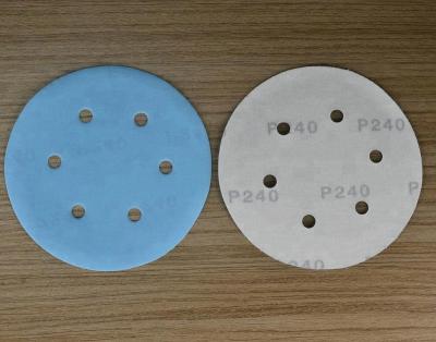 China Hot Sale Aluminum Oxide Latex Auto Paint Disc Hot Sale Blue Abrasive 5