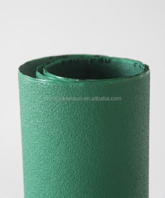 China EU26 Green Film Back Abrasive Sanding Roll 1.38M*100 /per Roll for sale