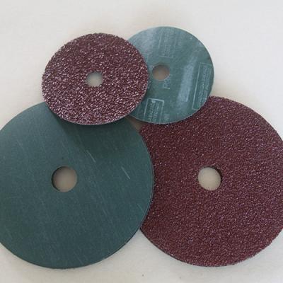 China Metal polishing metal using abrasive fiber disc for sale