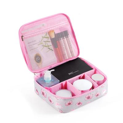 China NATIONAL Hot Selling Pockets Tote Travel Toiletries Bags Cosmetic Bag Makeup Organizer Storage Box for sale