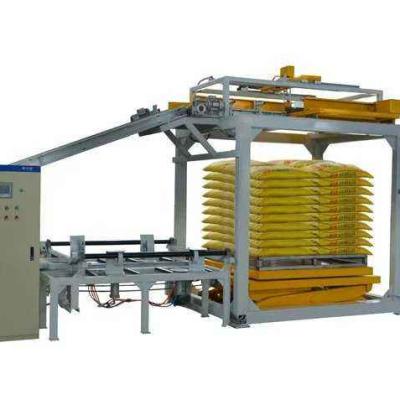 China Automatic Conventional Palletizer Packing Machine Industry Conventional Cardboard Box Food Bag Palletizing System for sale