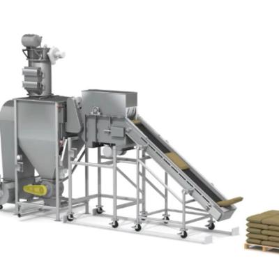 China Automatic Food Cement 50kg Bag Opener Grain Wheat Pet Food Discharging System Unloading Machine for sale