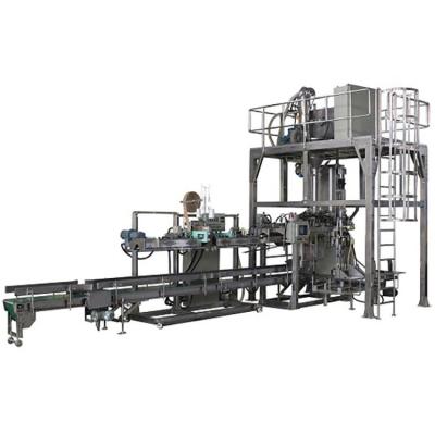 China 25kg 50kg Food Bagging Mouth Placer Open Bag Filling Packaging Packing Machine Full Automatic for sale