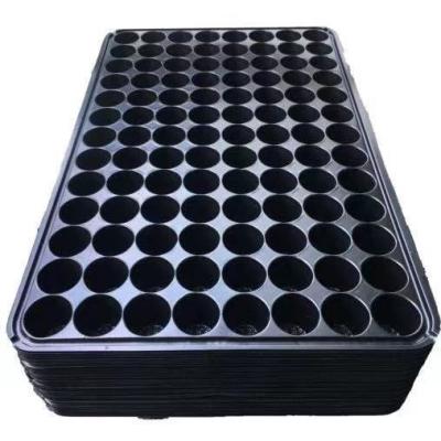 China Pet 4 6 12 24 50 72 98 105 128 200 288 Cell Plastic PS Socket Seed Grow Germination Tray For Greenhouse Vegetables Nursery for sale