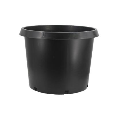 China Wholesale Black Plastic7Gallon Thickened Hard Flowerpot Southwest Gallon Basin Tree Planting Gallon Basin Balcony Large for sale