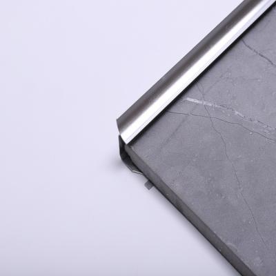 China Misumi Aluminum Profile Rigid Stainless Steel Aluminum Metal Form Edge Curved Corner For Exterior Shaped Tile Trim Bead for sale