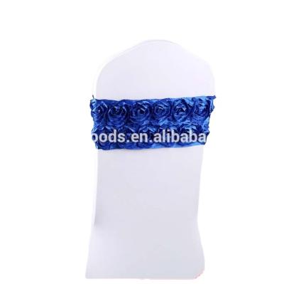 China Wedding Decorative Pink Fancy Wedding Sequins Chair Cover Wedding Sashes For Wholesale for sale