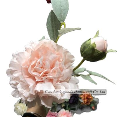 China Wholesale Artificial Peony Wedding Silk Peony Wedding Decoration BH210313-52 for sale