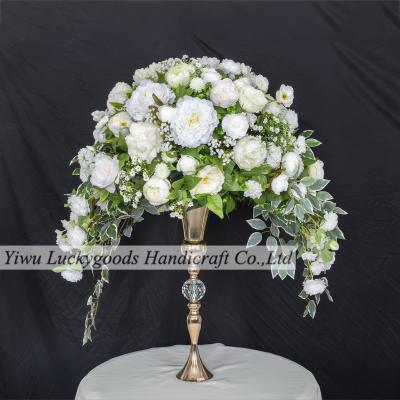 China Hot Selling Flower Ball Table Flower Centerpiece Layout Customized New Event Decoration LFB1797 Shape Design for sale