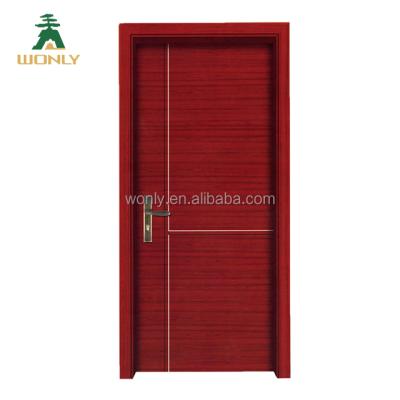 China Interior Door Designs Waterproof Modern Wooden Soild Wooden Door for sale