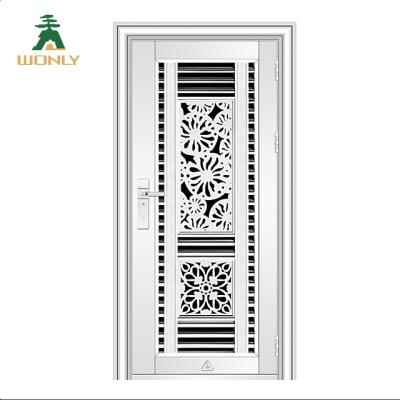 China Wholesale Anti-theft Modern Exterior Porcelain Stainless Steel Old Antique Door for sale