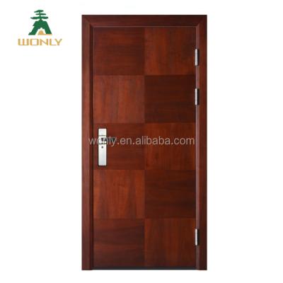 China Excellent Quality High Security Doors Steel-Wood Doors Good Price Apartment Anti-theft Armored Steel Door for sale