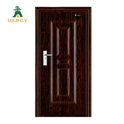 China Anti Theft Porcelain Galvanized Security Steel Doors Powder Coated Galvanized Steel Sheet Prison Cell Door for sale