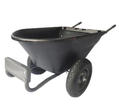 China Beverage Plastic Large Tray High Quality 550 Pounds Capacity Wheel Barrow Integrated Tools & Rack WB8626C for sale