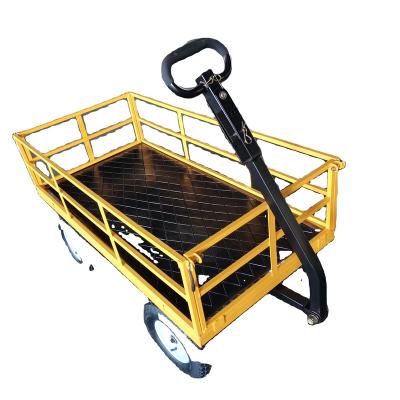 China High Quality Foldable Garden Mesh Cart TP1200 of 4 Metal Wheels for sale