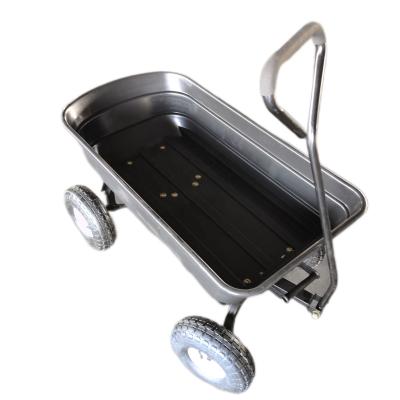 China Hot Selling Quick Dump Plastic TP4 Outdoor Yard PP Tray Garden Dump Cart for sale