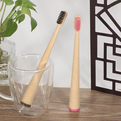 China Hot Sale Exquisite Disposable High Quality Biodegradable Manual Hotel Amenities Bamboo Soft Bristle Toothbrush Set For Babies Toddler Children And Adults for sale