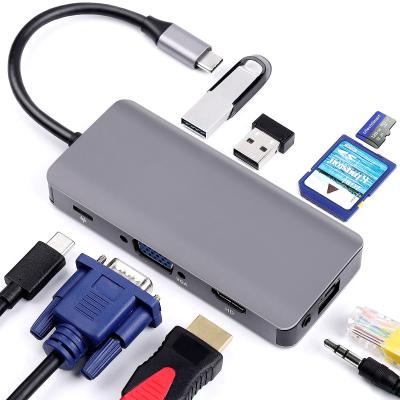 China High speed usb c hub adapter for macbook pro for laptop usb c hub CH9005 for sale