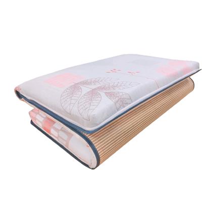 China Travel Foldable Portable Lightweight Bamboo Charcoal Twin Foldable Mattress for sale