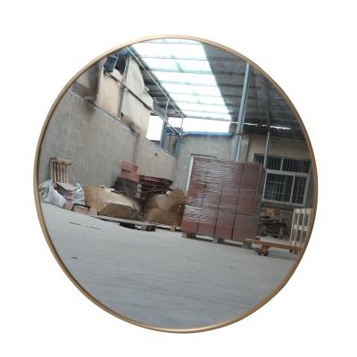 China Wholesale High Quality China Modern Style North America Aluminum Round Mirror Dia.40-120cm Metal Framed Wall Custom Mirror Bathroom Sizes Spray Surface for sale