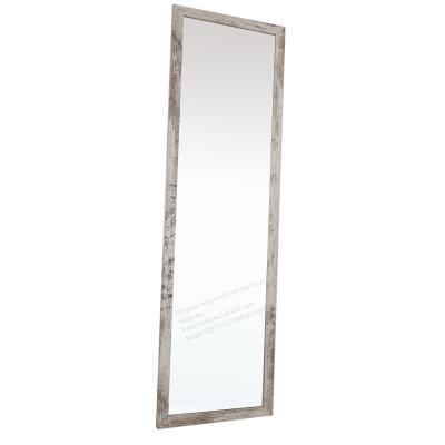 China North America Modern Style Retro Style Snow Border PS Framed Mirror PS Framed Integral Mirror 30x120cm Dressing Mirror Size Can Be Customized for sale