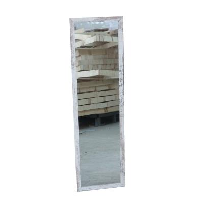 China Wholesale North America Modern Style Single Picosecond Floor Mirror Over The Door Mirror Snow Pattern Customized Special Border Mirror 30x120cm for sale