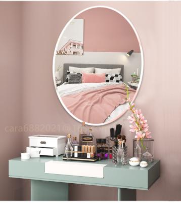 China Traditional Full Body Mirror Dress Mirrors Frame Semicircle Freestanding Mirrors for sale