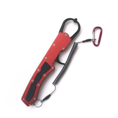 China Fishing Tackle Innovative Design Portable Titanium Alloy Lip Grabs Control Clip Fish Pliers for sale