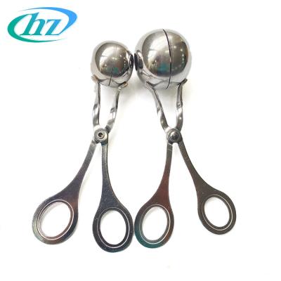 China Viable Factory Direct Multifunctional Kitchen Tool Stainless Steel Meatball Staple With Stainless Steel Handle for sale