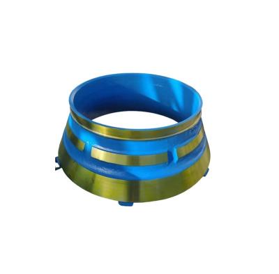 China Construction material stores crusher liner supplier manganese steel liner bowl mining cone crusher wear casting parts for sale