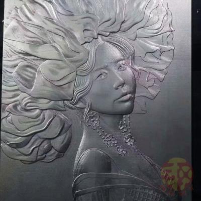 China Europe 3d Metal Reliefs Making Factory Provide Aluminum Engraving Services for sale