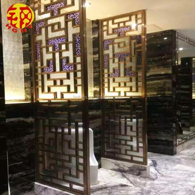 China Mediterranean Decorative Metal Cut Screen Mesh Islamic Room Dividers for sale