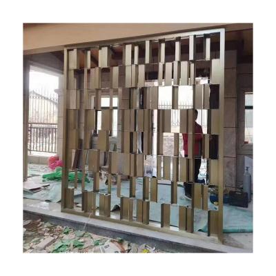 China Rustic Outdoor Decorative Steel Sheet Design Partition Screen Stainless Steel Metal Wall Panels for sale