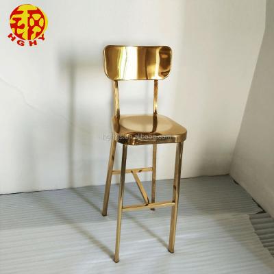 China Dining Restaurant Gold Metal Chair Customized Wire Dining Chair For Hotel , Dining Room for sale