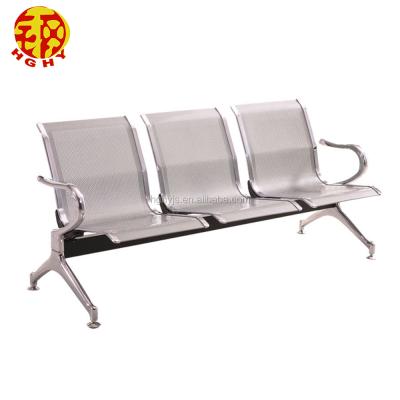 China Custom Waiting Chair Legs Airport Bench Chair Stainless Steel Metal Waiting Seat for sale