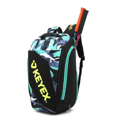 China Independent Shoe Bag Factory Wholesale Customized Popular High Quality Tennis Racket Bag Backpack Badminton Tennis Sports Backpack Racket Bag for sale