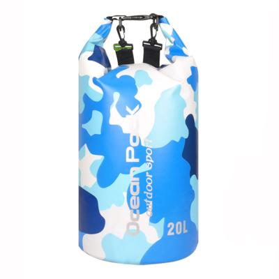 China 2021 New Trend Multi-color Folding Backpacks Waterproof Outdoor Hike Water Proof Bag PVC Dry Bag Rucksack Backpack for sale