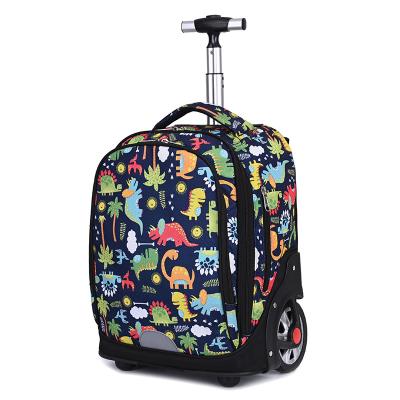 China Other New Design 2021 Suitable For 6-12 Years Cartoon Boys Satchel Children School Trolley Bags for sale