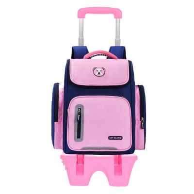 China Others 2021 Customized School Backpack Children's New Schoolbag Schoolbags With Trolleys For Elementary School Students, Suitable For Aged for sale