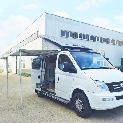 China Manual Motorhome rv trailer camper Soleflex S35 top mounted roof awning rv tent for sale