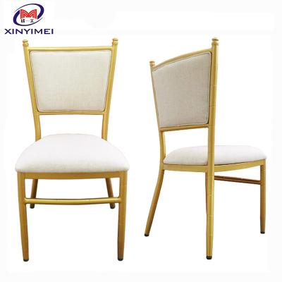 China Modern good prices comfortable metal stacking wooden chiavari chair for rental for sale