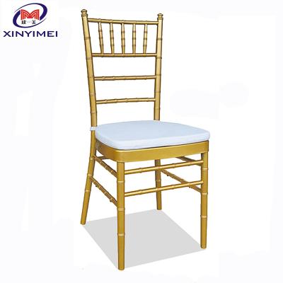 China Factory price wholesale high quality minimalist metal chiavari chair for ceremony used for sale